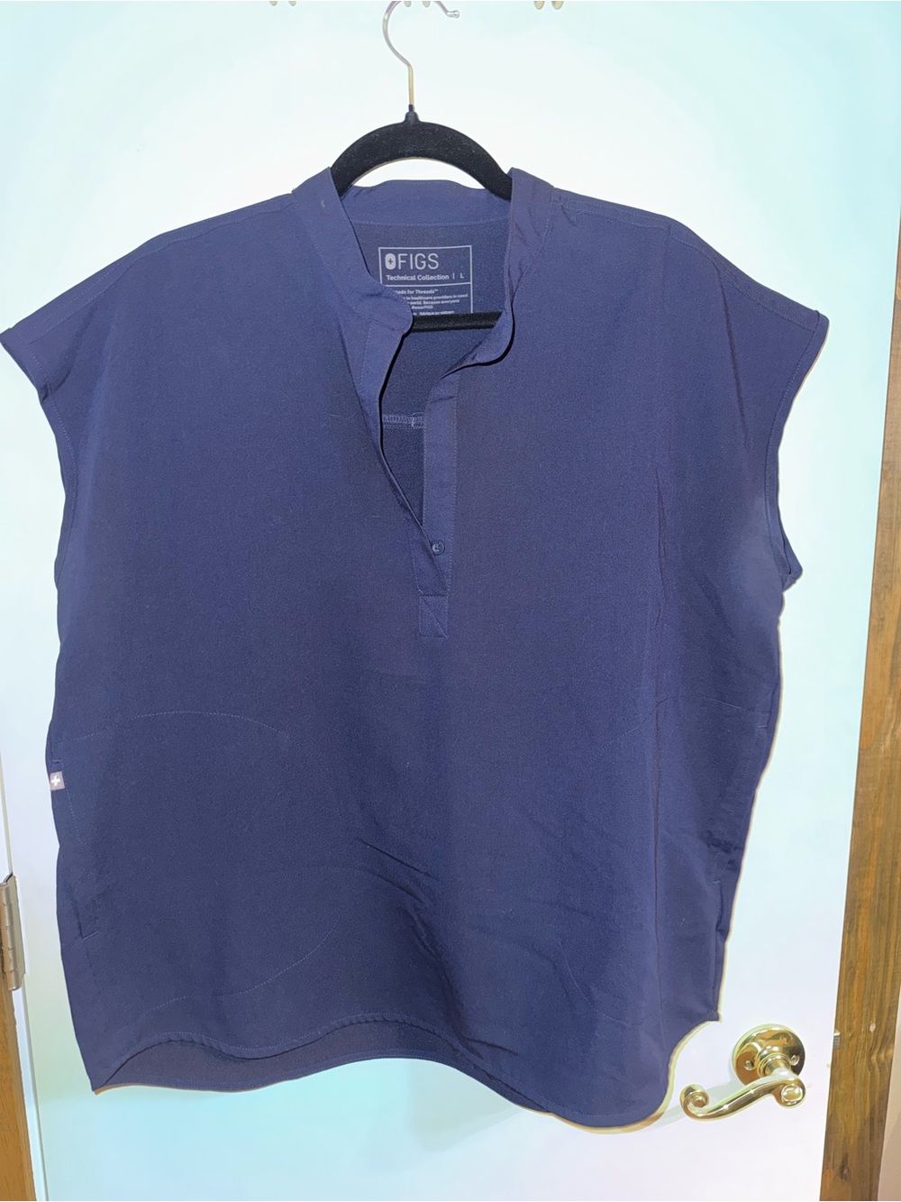 FIGS Navy Scrub Top